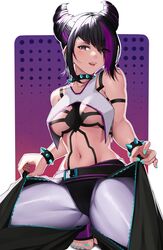 1girls 2023 capcom femme_fatale juri_han luxpineapple street_fighter rating:Questionable score:36 user:OmegaIX