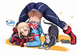 arched_back ass ass_up big_ass cammy_white feline hershuar jack-o_pose jackochallenge street_fighter street_fighter_6 thick_thighs rating:Explicit score:93 user:Crcole331