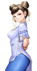 1girls 2022 asian asian_female athletic capcom chinese chinese_female chun-li female female_only femme_fatale fully_clothed light-skinned_female light_skin luxpineapple solo street_fighter street_fighter_6 rating:Safe score:25 user:OmegaIX