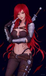 1girls artelsia female female_focus female_only katarina_du_couteau rating:Questionable score:11 user:mydickhurtaf