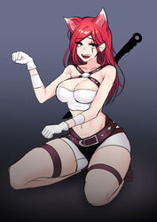 1girls female katarina_du_couteau laughter_(artist) league_of_legends rating:Questionable score:11 user:mydickhurtaf