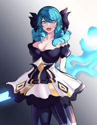 1girls female gwen_(league_of_legends) laughter_(artist) league_of_legends rating:Questionable score:11 user:mydickhurtaf