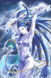 blue_eyes blue_hair blue_skin closed_mouth clothes color ekusa_takahito female female_only final_fantasy final_fantasy_x ice long_hair looking_at_viewer open_eyes raised_arms round_ears shiva shiva_(final_fantasy) solo standing rating:Safe score:18 user:bot