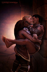  2boys 3d 3d_(artwork) 3d_model anal anal_penetration anal_sex armor artist_name artist_website ass bara beard blonde_hair closed_eyes clothed cullen_rutherford dark-skinned_male dark_hair dark_skin dorian_pavus dragon_age dragon_age_inquisition duo facial_hair gay gay_male gay_sex grabbing_head holding_partner human lifting lifting_partner lifting_person light-skinned_male light_skin mage male male/male male_only moustache mustache orgasm_face penetration penis_in_ass pinned_to_wall pleasure_face rainbowrenders sex straight_male video_games yaoi  rating:explicit score: user:priape