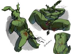 anal_sex animatronic anthro ass erection five_nights_at_freddy's five_nights_at_freddy's_3 fnaf furry gay humanoid looking_pleasured male male_only nude orfiarts_nsfw penetration penis rabbit robot scars scars_all_over sex_toy springtrap springtrap_(fnaf) rating:Explicit score:35 user:shadow099