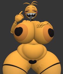 1girls 3d 3d_(artwork) animatronic big_breasts breasts female five_nights_at_freddy's five_nights_at_freddy's_2 furry furry_female mommy_kink nude nude_female robot robot_girl seductive solo solo_female toy_chica_(cyanu) toy_chica_(fnaf) rating:Explicit score:52 user:333K