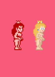  blonde_hair blood breasts mario_(series) muymal naked pixel_art princess_peach pussy super_mario_bros._2 white_skin  rating:explicit score: user:muymal