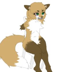  angry anthro averi_(fiddleafox) beaten blood bloodshot_eye bruise chair drawfren fur furry  rating:questionable score: user:bugagash