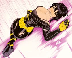 1girls 2dswirl asian asian_female ass batgirl batgirl_(cassandra_cain) batman_(series) big_breasts biracial biracial_female black_bat black_bra black_hair bra breasts brown_hair cassandra_cain clothed clothed_sex dc dc_comics fanart laying_down laying_on_back light-skinned_female light_skin looking_at_viewer orphan_(dc) scars smile smiling smiling_at_viewer torn_clothes torn_clothing rating:Explicit score:72 user:UberPhantom1115