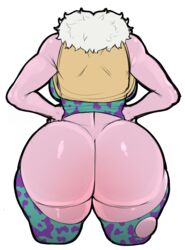 1girls ass ass_focus big_ass blackwhiplash bodysuit bubble_butt bwl dat_ass from_behind headless hero_outfit_(mha) huge_ass mina_ashido my_hero_academia pink_ass pink_skin ripped_bodysuit solo thick_thighs wide_hips rating:Explicit score:501 user:dylancsm