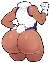 1girls ass ass_focus big_ass blackwhiplash bubble_butt bunny_tail bwl dark-skinned_female dat_ass from_behind headless hero_outfit_(mha) huge_ass miruko muscular_female my_hero_academia solo thick_thighs wide_hips rating:Explicit score:393 user:dylancsm