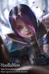 1boy 1girls dark-skinned_male dark_skin eye_contact fellatio fiora_laurent glove green_eyes hoobamon interracial league_of_legends oral tagme rating:Explicit score:78 user:lunzhuan