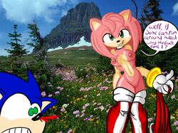 amy_rose anthro boots breasts clothes color female fur furry furry_only green_eyes hedgehog male nude pink_hair pussy sega smiling sonic_(series) standing straight_hair uncensored rating:Explicit score:7 user:bot