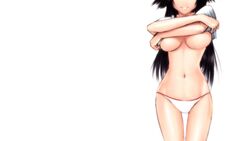  breasts long_hair panties s_zenith_lee sekirei tagme underwear white  rating:questionable score: user:bot