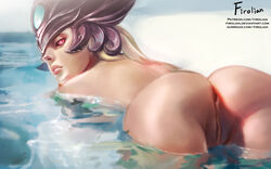 1girls anus artist_name ass bare_shoulders dat_ass female female_only fins firolian fish fish_girl hair_ornament head_fins high_resolution hips league_of_legends legs looking_at_viewer looking_back marai mermaid monster monster_girl nami_(league_of_legends) pale_skin red_eyes solo thighs topless vagina very_high_resolution water web_address wet rating:Explicit score:114 user:Bart