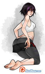 1girls artist_name asian ass bare_calves barefoot big_hero_6 black_hair black_jacket blush breasts calves covered_breasts curvaceous disney feet female female_only gogo_tomago high_resolution jago_dibuja large_breasts lips looking_at_viewer looking_back marvel marvel_comics medium_breasts multicolored_hair pants pantsu purple_eyes purple_hair shirt short_hair sideboob skin_tight soles solo spats tank_top thong toes two_tone_hair underwear web_address whale_tail white_shirt rating:Safe score:114 user:Bart