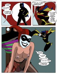 batgirl batman batman:_the_animated_series batman_(series) comic dc_comics dcau faceless_male female fool_me_once great_scott harley_quinn harley_quinn_(classic) human male sharpie_(artist) straight the_new_batman_adventures rating:Explicit score:42 user:bot