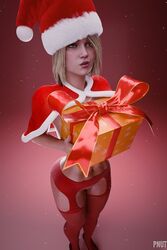 3d 3d_(artwork) 4k ass athletic athletic_female big_ass big_breasts blender blender_(software) blonde_hair blue_eyes bottomless breasts bubble_butt busty christmas christmas_clothing christmas_headwear christmas_outfit dc dc_comics female female_focus female_only full_body garter_belt garter_straps gift hi_res high_heels highres hourglass_figure injustice_2 kara_danvers kara_zor-el karen_starr navel nude nude_female nudity partially_clothed pnut power_girl short_hair smile solo standing supergirl superheroine superman_(series) thick_ass thick_thighs watermark wide_hips rating:Questionable score:23 user:nikk650