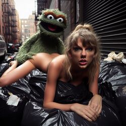 1girls ai_generated alley ass blonde_hair car cars celebrity dall-e3 doggy_style garbage garbage_bags green_fur implied_sex light-skinned_female looking_at_viewer muppets oscar_the_grouch public public_nudity public_sex puppet real_person sesame_street tagme taylor_swift the_muppet_show trash trash_bag rating:Explicit score:94 user:Carl_Wheezer