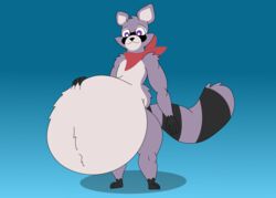  absurd_res anthro bandana belly_fur bloated digital_creature digital_inflation file file_folder files fur hand_on_belly hi_res indigo_park inflation kerchief looking_at_belly male mammal mandro22 navel navel_outline obese obese_anthro obese_male overweight overweight_anthro overweight_male procyonid raccoon rambley_raccoon satisfaction satisfied satisfied_look solo stuffing tail  rating:questionable score: user:bot