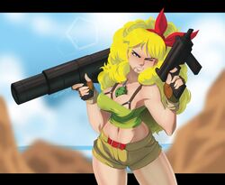 1girls angry bad_launch blonde_hair dragon_ball dragon_ball_(classic) female female_only grenade gun guns launch lunch_(dragon_ball) rocket_launcher solo submachine_gun tovio_rogers voluptuous weapon rating:Safe score:68 user:CPO