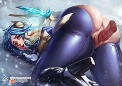 all_fours anus ass bent_over blue_hair breasts censored disembodied_penis female frostblade_irelia gdecy high_heels huge_ass irelia_xan league_of_legends penis pov pussy sex snowdown_series solo torn_bodysuit vaginal_penetration watermark winter_wonderland_series yellow_eyes rating:Explicit score:57 user:bot