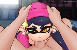 1boy 1boy1girl 1girls blowjob callie_(splatoon) fellatio female inkling nintendo nowajoestar splatoon splatoon_2 squid_sisters rating:Explicit score:43 user:CursedImages