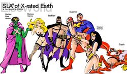 batman batman_(series) black_canary dc_comics female green_arrow_(series) justice_league leash male martian_manhunter pat superman superman_(series) the_flash the_flash_(series) wonder_woman wonder_woman_(series) rating:Explicit score:5 user:bot