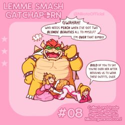 ass balls bending_over bent_over bisexual bisexual_male bodysuit bowser cosplay crossdressing crossover dialogue dress erection female femboy handjob huge_balls huge_cock link link_(breath_of_the_wild) male mario_(series) metroid mmf_threesome nikoto_all-stars_smashing nintendo penis princess_peach_(cosplay) samus_aran scalie size_difference speech_bubble tenting the_legend_of_zelda rating:Explicit score:113 user:Patts