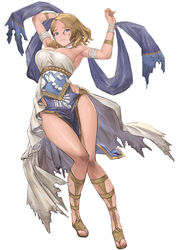 1girls alternate_costume alternate_hairstyle armpits arms_up bare_arms bare_legs blonde_hair blue_eyes breasts cleavage daisuke_6897 dancer dancer_(three_houses) dirty female female_only fire_emblem fire_emblem:_three_houses fire_emblem_warriors:_three_hopes frown full_body large_breasts legs looking_at_viewer mercedes_von_martritz nintendo official_alternate_hairstyle pelvic_curtain sideboob solo torn_clothes rating:Questionable score:62 user:kris923