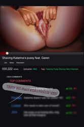 1girls bad_edit dirty_panties dirty_pussy female firolian katarina_du_couteau katarina_shaving_pussy league_of_legends riot_games smelly_pussy rating:Explicit score:10 user:lordsniper21