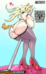 1girls ass big_ass big_breasts big_butt bikini blonde_hair breasts busty curvaceous curvy curvy_body curvy_female curvy_figure english english_text fake_animal_ears fake_tail female heels high_heels hokage huge_ass huge_breasts large_breasts naruto naruto_(series) naruto_shippuden one_eye_closed pole raccoonserver tail text thick_thighs thighs tsunade voluptuous rating:Explicit score:66 user:Rancegropor