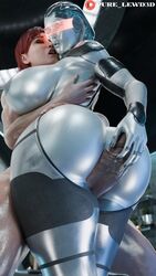  1futa 1girls 3d android ass_focus edi female femshep futa_on_female futanari futashep huge_breasts huge_cock light-skinned_female mass_effect mass_effect_3 pure_lewd3d robot robot_girl thick_ass thick_thighs thigh_sex thighs  rating:explicit score: user:lawyermorty