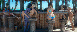 3d 5girls alternate_costume ashe_(overwatch) ass ass_grab autodesk_maya back back_view backside bar barstool beach big_ass big_butt bikini blender blizzard_entertainment blonde_hair blue_hair bottomless breasts brown_hair butt d.va eyewear female female_only glasses kissing mei_(overwatch) mercy multiple_girls nipples nude outdoors overwatch ponytail pussy tagme tattoo thick topless vgerotica waveracer_d.va white_hair wide_hips widowmaker yuri rating:Explicit score:173 user:Marton