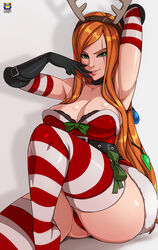 big_breasts breasts cameltoe cleavage female female_only katarina_du_couteau kyoffie large_breasts league_of_legends looking_at_viewer panties slay_belle_katarina snowdown_showdown_series solo thighhighs rating:Questionable score:132 user:justausername