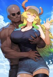  ai_generated big_breasts dark-skinned_male kaikoi lucoa_(maidragon) miss_kobayashi's_dragon_maid  rating:explicit score: user:amolaspollxs