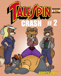 anthro baloo bear buffy_vanderschmere clothing comic disney fbz female fur furry male mammal muffy_vanderschmere rebecca_cunningham talespin talespin_crash_2 rating:Explicit score:3 user:bot