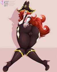 1girls 2d ass cameltoe female female_only huge_ass law-zilla league_of_legends light-skinned_female light_skin looking_at_viewer looking_back miss_fortune pale-skinned_female pale_skin solo rating:Explicit score:99 user:justausername