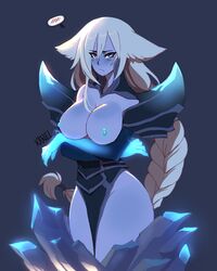 areolae big_breasts breasts female female_only kanel large_breasts league_of_legends lissandra looking_at_viewer nipples solo rating:Explicit score:191 user:justausername