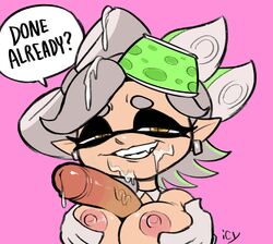 1boy 1girls cum cum_on_hair faceless_male female iseenudepeople male marie_(splatoon) nintendo paizuri sex smug splatoon squid_sisters tagme text text_bubble rating:Explicit score:99 user:(@_@)