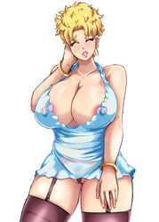 1girls 2018 5_fingers areola areola_slip big_breasts blonde_hair bracelet bracelets breasts busty cameltoe cleavage closed_eyes dragon_ball dragon_ball_z earrings eyebrows eyebrows_visible_through_hair eyelashes female female_only garter_belt garter_straps hair hourglass_figure huge_breasts human human_only jewelry lipstick milf mother nekuraneko nipple_bulge nipples panchy panchy_(dragon_ball) panchy_briefs parent shounen_jump solo thick thick_thighs voluptuous wide_hips rating:Explicit score:251 user:BinaryCode