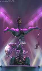 abs areolae breasts cutesexyrobutts female female_only league_of_legends muscles muscular muscular_female nipples poppy riot_games shortstack solo spread_legs thick_thighs yordle rating:Explicit score:104 user:justausername