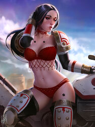 1girls adeptus_astartes armor background black_hair bra breasts female female_only female_space_marine lingerie long_hair midriff motorcycle navel panties pauldrons pinup red_eyes rule_63 scar scars sci-fi science_fiction scifi solo solo_female solo_focus space_marine themaestronoob thighhighs underwear warhammer_(franchise) warhammer_40k white_scars_(warhammer_40k) rating:Questionable score:156 user:Quarks