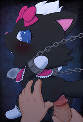 1boy 1girls anal anal_sex blue_eyes blush bondage bound bow censored diana_(jewelpet) duo feline female feral hands human interspecies jewelpet jewelpet_(species) male penetration penis rape sanrio sex simple_background size_difference tear tears zoophilia rating:Explicit score:10 user:bot