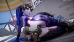 1girls 3d anal anal_penetration animated anus ass black_dildo dildo female female_only fpsblyck ilios_(map) masturbation on_side overwatch penetration pussy sex_toy solo sound torn_clothes video widowmaker rating:Explicit score:645 user:justausername