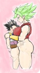 1boy 1girls breasts cabba cum cute dragon_ball dragon_ball_super female femdom frontal_standing_penetration gentle_femdom green_hair guillion_(toshkarts) kale kale_(berserker) larger_female legendary_super_saiyan light-skinned_female light_skin male muscular saiyan short_hair size_difference smaller_male spiky_hair standing_missionary standing_sex super_saiyan super_saiyan_2 thigh_sex wholesome rating:Explicit score:167 user:emissaryofrainbows