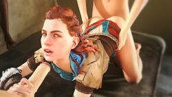 1girls 2boys 3d all_fours aloy animated ass barefoot bottomless clothed_female_nude_male erection fellatio female from_behind group_sex hazard3000 horizon_zero_dawn licking male multiple_boys naughty_face no_sound nude oral penis penis_grab penis_lick red_hair sex source_filmmaker straight straight_sex threesome tongue tongue_out uncut unseen_male_face video rating:Explicit score:331 user:justausername