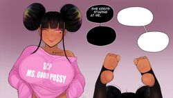 1girls 2023 animated anus ass big_ass black_hair boshidoblasta bouncing_ass breasts brown_skin cinnabus dark-skinned_female dark_skin dat_ass dialogue english_text english_voice_acting feet female heart_tattoo hips huge_ass huge_breasts inviting large_ass looking_at_viewer metalmouthva mp4 music offscreen_character oil original original_character purple_eyes pussy round_ass seductive seductive_smile showing_off_ass sitting_on_soles smiling smiling_at_viewer sona_(cinnabus) sound speech_bubble stirrup_legwear talking_to_viewer tattoo tattoo_under_eye teasing teasing_viewer text text_on_clothing thick_ass thick_thighs thighs throwing_it_back twerking twin_buns uncensored video voice_acted wide_hips yandere rating:Explicit score:360 user:!nner$elf89