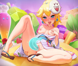 1girls alternate_costume anus areola areolae ass bare_shoulders blonde blonde_hair blue_eyes boo_(mario) breast_grab breasts breasts_apart chest cleavage clitoris clothing earrings erect_clitoris eyelashes eyes feet female female_focus female_only footwear hair hand_on_ass hand_on_breast headgear headwear highres japanese_clothes jewelry kimono laying legs legs_apart lips lipstick looking_at_viewer lying makeup mario_(series) mask mask_on_head micro_bikini nintendo nipples no_bra no_panties nude open_mouth open_toe_shoes penetration pink_lipstick ponytail princess_peach pussy pussy_grip robe sandals sefuart short_hair sitting solo spread_legs super_mario_odyssey uncensored vagina vaginal_penetration watermark web_address zouri rating:Explicit score:246 user:chooped