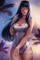 1girls beach big_breasts breasts cleavage female female_only hyuuga_hinata large_breasts long_hair looking_at_viewer naruto naruto_shippuden olchas one-piece_swimsuit outdoors pinup solo solo_focus swimsuit rating:Questionable score:202 user:justausername